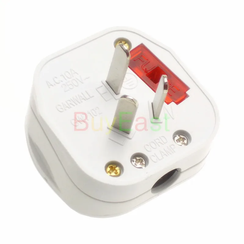 

1 PCS China Australian, New Zealand 3-Pin DIY Rewireable Plug 250V 10A with Main Power Switch LED Indicator with 10A fuse