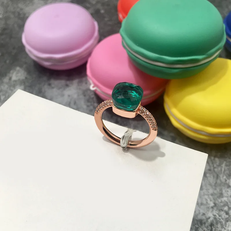 Классические капли воды конфеты стиль кольцо 23 вида цвета зеленый красный синий Кристалл Капля кольца для женщин модные ювелирные изделия(DJ1313