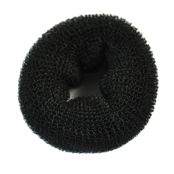 

SODIAL(R) Bun HAIR Former Donut Doughnut Shaper RING Style Hairdressing-Black + Free Cable Tie