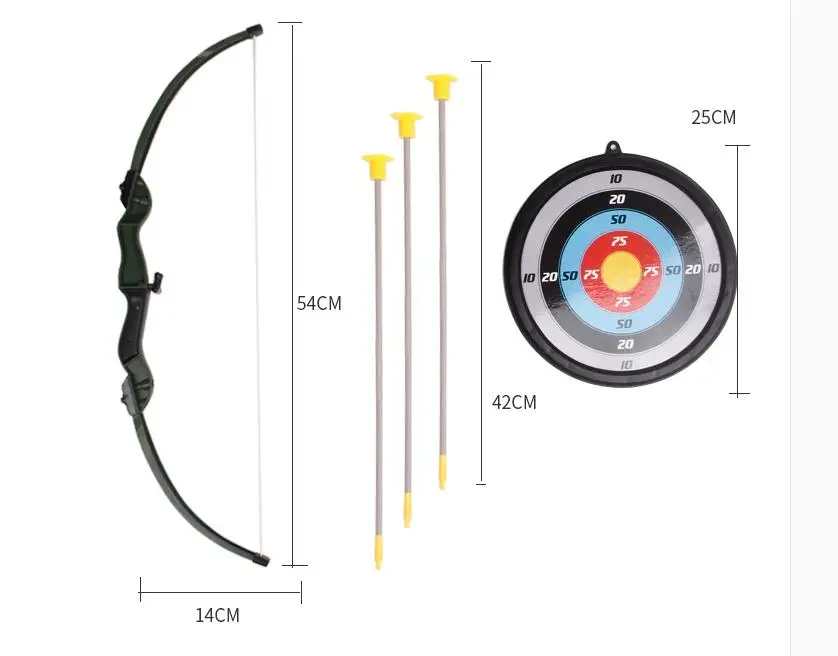 Детские игрушки стрельба из лука лук и стрела бумага для мишени Дротика доска стрельба игрушка Спорт на открытом воздухе Фитнес пластик гимнастика