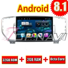 Topnavi 9″ Octa Core Android 8.1 Car Multimedia Auto Player for KIA SportageR 2015 Audio Radio Stereo 2DIN GPS Navigation NO DVD