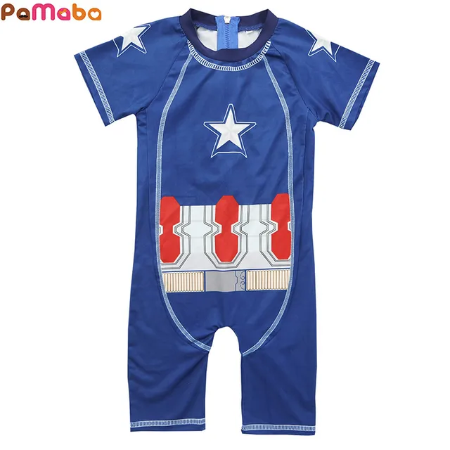 Cheap PaMaBa 2Pcs/Set The Captain America Swimming Suits for Boys Summer Beach Rash Guards Kids Swimming Outfit Children's Swimwear Cheap PaMaBa 2Pcs/Set The Captain America Swimming Suits for Boys Summer Beach Rash Guards Kids Swimming Outfit Children's Swimwear