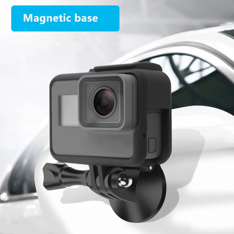 Magnetic Base magnet car suction cup Mount Bracket Holder Clamp  with Screw For Gopro Hero 7 6 5 sjcam Camera Accessories (6)