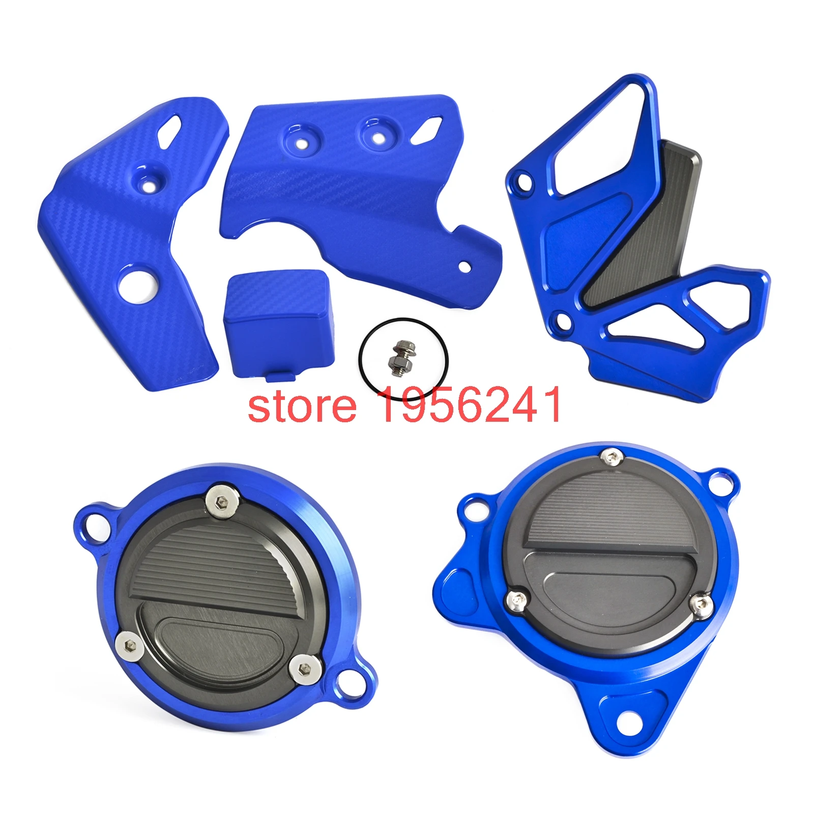 

NICECNC Motorycle Frame Guard Front Sprocket Starter Motor Oil Filter Cover For Kawasaki KLX250 D-Tracker 1993-2016