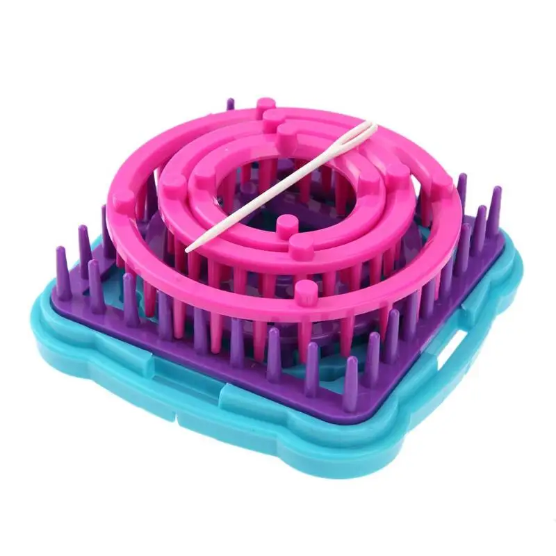 Hand Knitting Tools DIY Handmade Knitted Craft Flower Fork Knitted Device Hat Sweater Flower