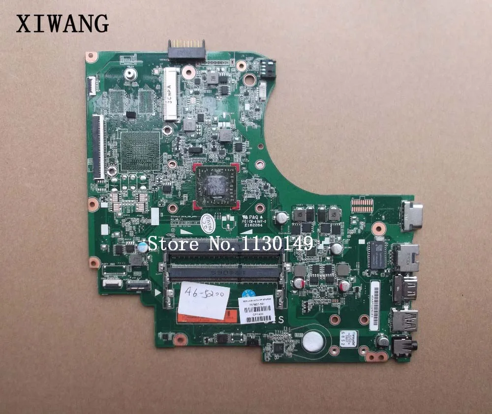 

757807-501 757807-601 Free shipping 757807-001 For HP untuk 15-D motherboard A6-5200 cpu DDR3 100% fully tested !!!