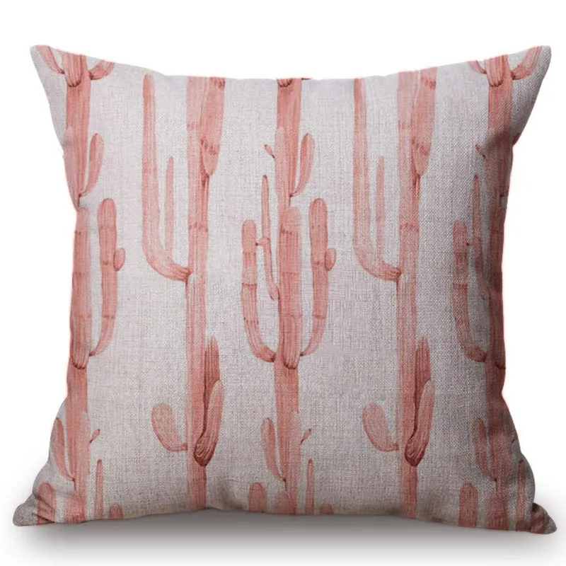 pretty-coral-pink-cactus-pattern-canvas 