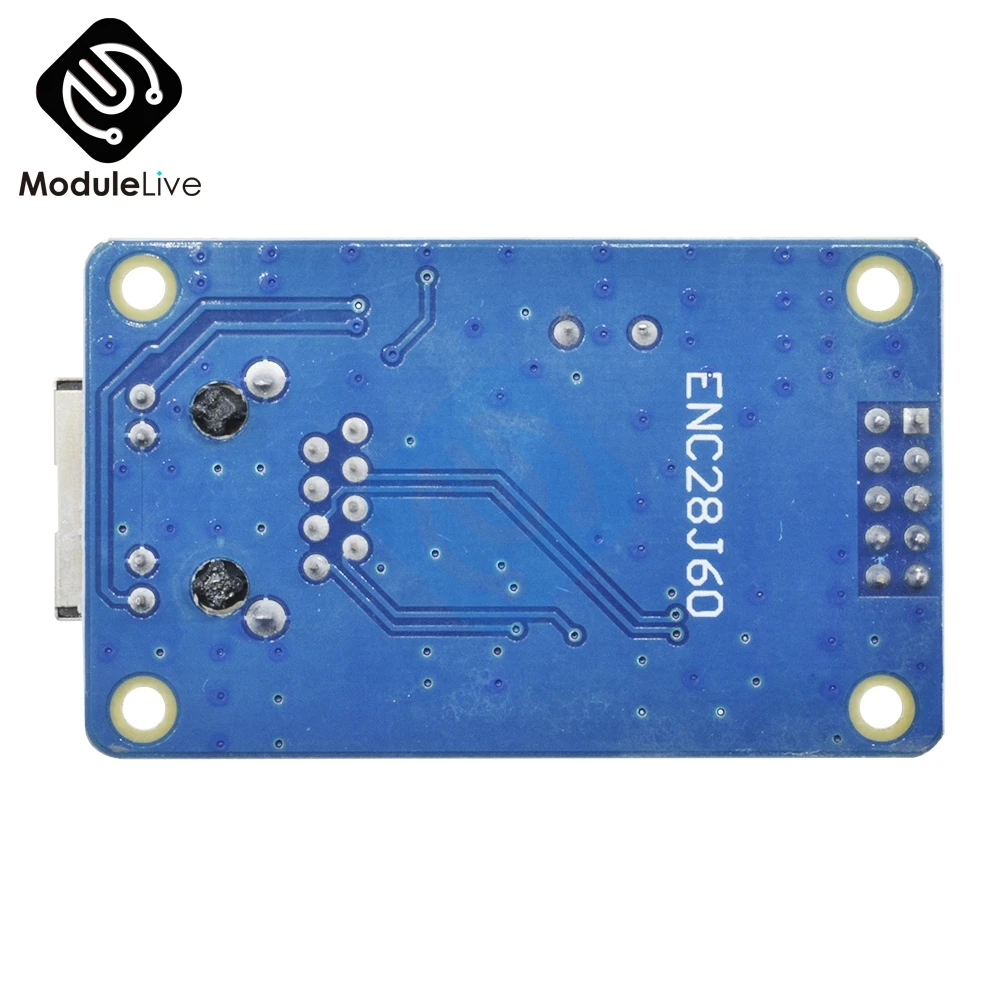 1 шт. сетевой модуль ENC28J60 Ethernet LAN для Arduino 51 AVR SPI PIC STM32 LPC с 25 МГц кристаллическим