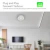 Detector de humo WiFi Smart Life App, alarma de alta temperatura, Sensor de humo WiFi No se necesita Hub funciona con la batería IFTTT incluida ► Foto 3/6