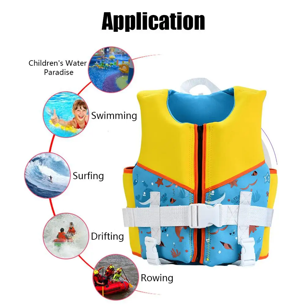 Манера Дети молодежи дети спасательный жилет плавучие ткани на для водных видов спорта рыбалка серфинг плавающий