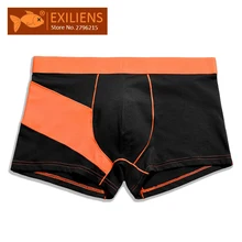 Бренд EXILIENS, мужские боксеры, мужское нижнее белье, хлопок, Cueca Masculina, боксеры, боксеры, Hombre, трусы, пэчворк, размеры S-3XL, 102801