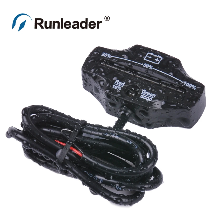 RL BI006A LED display 12 24V font b Battery b font Gauge font b battery b