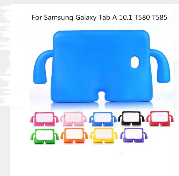 

Kids Children Shockroof Case for Samsung Galaxy Tab A A6 10.1 2016 T580 T585 SM-T585N Tablet EVA Foam Safe Stand Cover + Pen