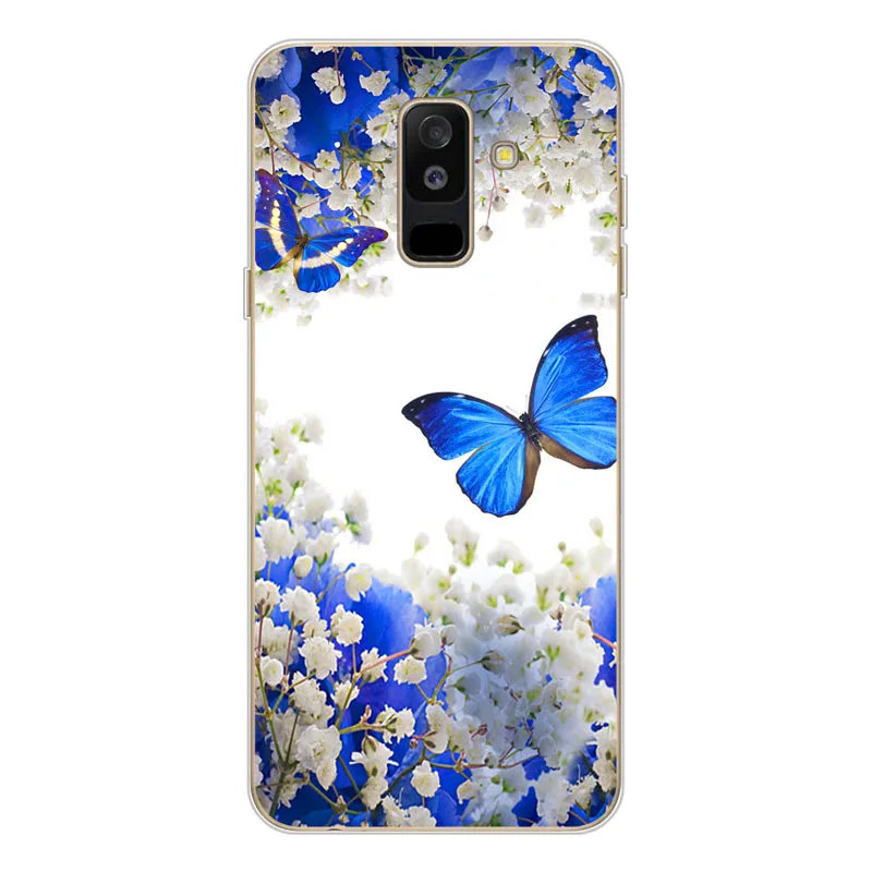 Чехлы Geruide para Для samsung Galaxy A6 plus a6+ Dual SIM pintado telefono caso samsung Galaxy A6 a6