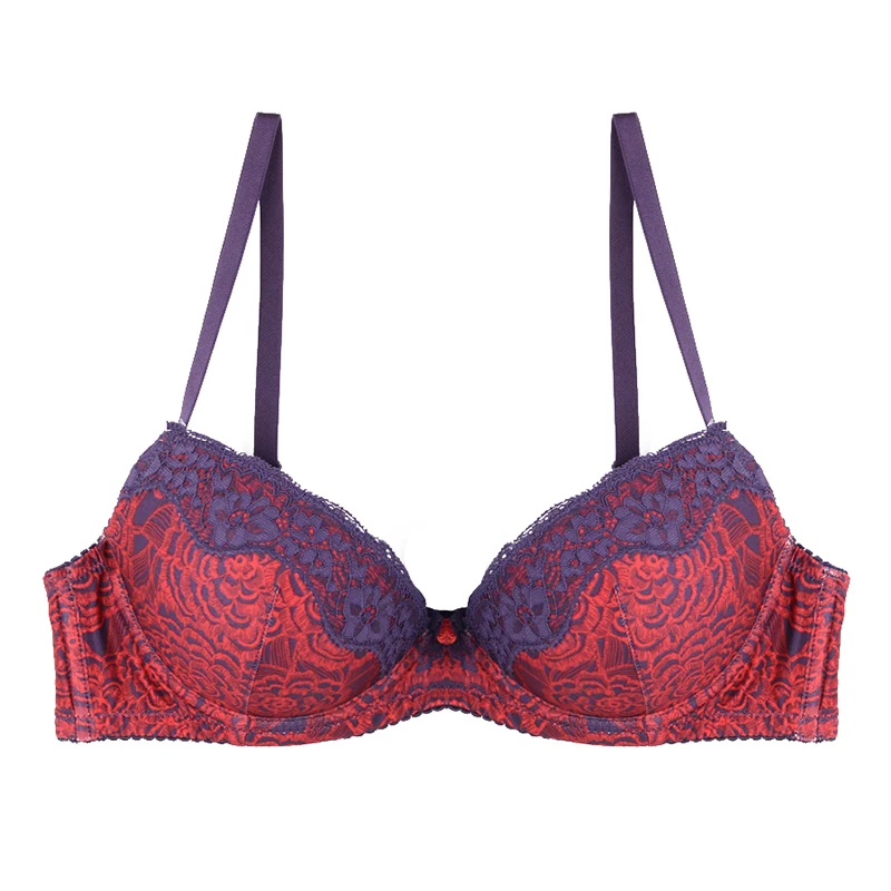 Femal brazil Push Up Bra Lace Padded Lingerie Intimates Women Sexy