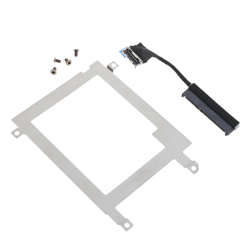 

Hard Disk Drive Caddy Tray Bracket SATA Cable Connector For Dell Latitude E7440
