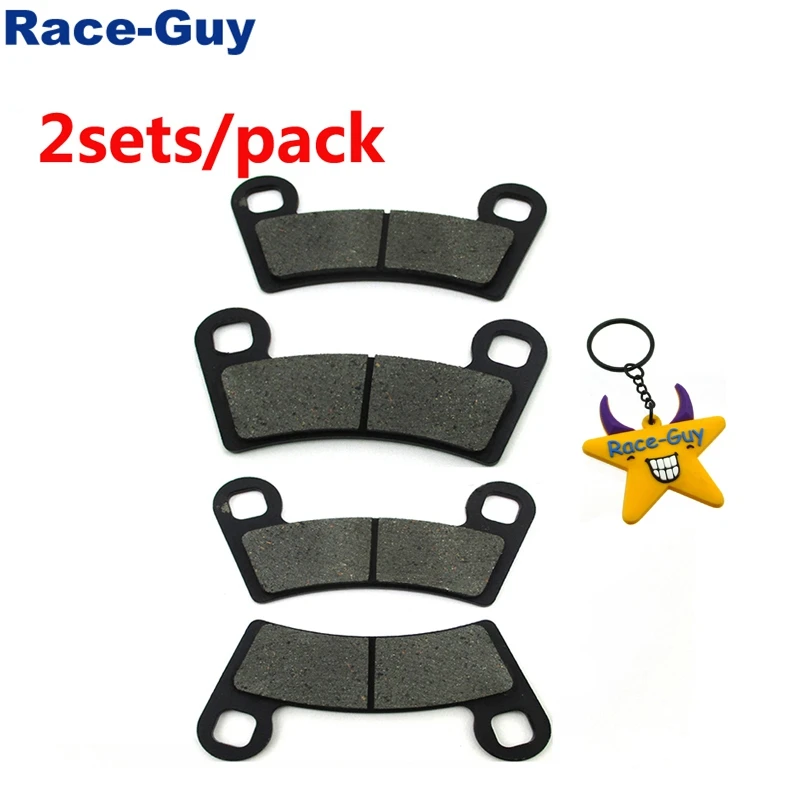 2 комплекта тормозные колодки для Polaris ATV 525 Outlaw IRS 2008 2009 2010 2011 800 Ranger RZR S EFI 2009 2010 2011 2012 2013