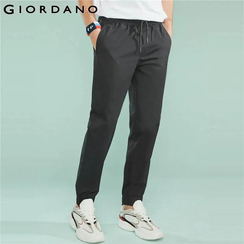 

Giordano Men Jogger Pants Men Quality Cotton Elastic Waist Drawstring Joggers Men Pants Casual Pantalon Homme Fashion Trend