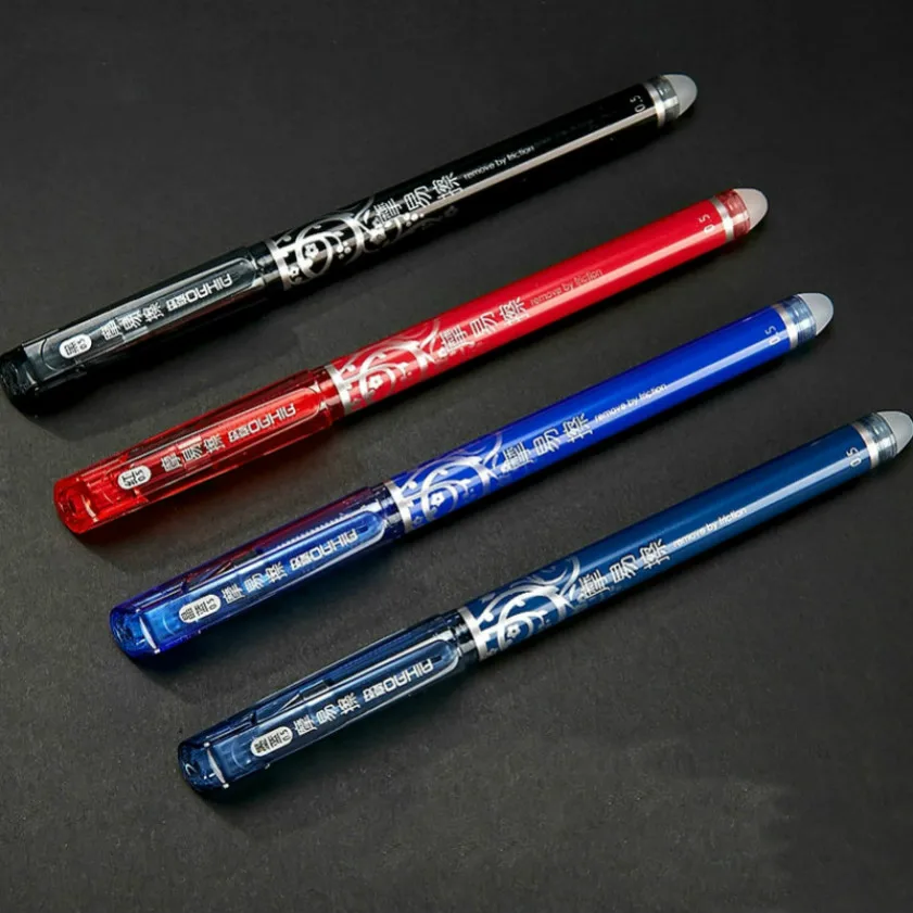 

1pcs Kawaii office Erasable ballpoint pen cute pattern school stationery Supplies blue ink 0.5mm Pen refill