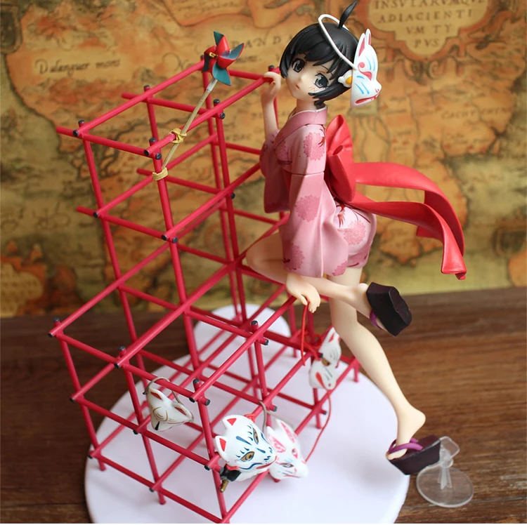 

23.5CM Japanese anime figure Araragi Tsukihi Nisemonogatari 1/8 Scale PVC Action Figure Collectible Model Toy