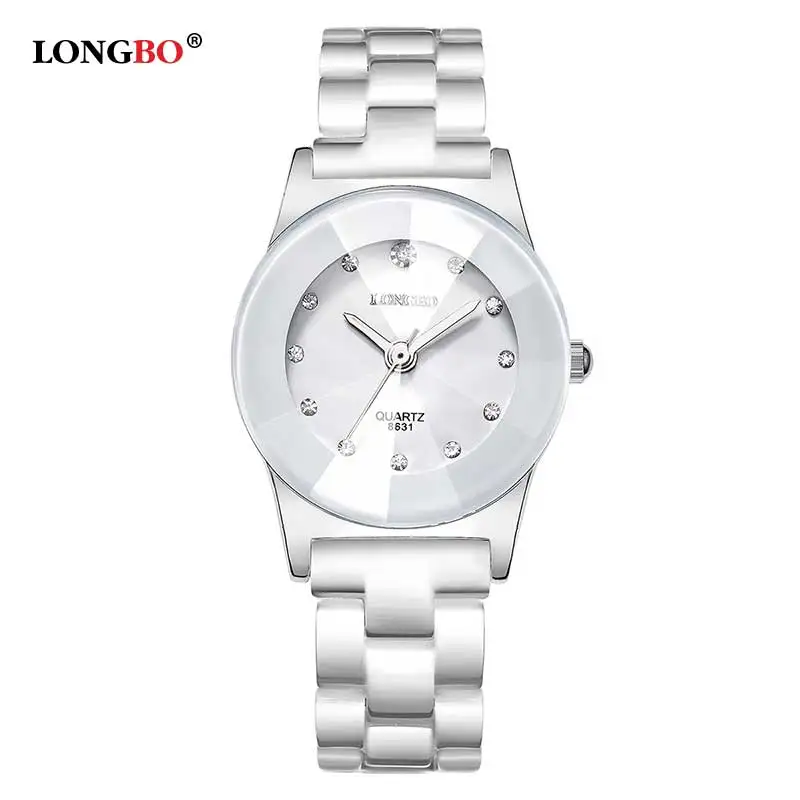 

Watches Women Luxury Brand LONGBO New Fashion Ceramic lover Watch 3ATM Waterproof Quartz Wrist Watch relogio feminino 8631
