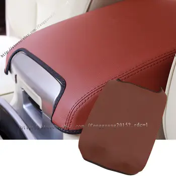 

For Toyota Land Cruiser LC200 2008-2017 Leather armrest box decorative cover 1pc