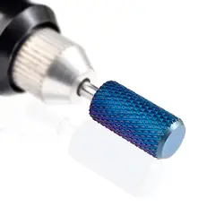 Ногтей 5 типов Вольфрам карбида заусенцы Nano покрытие ногтей сверла синий металлический сверла для маникюра электродрель аксессуары