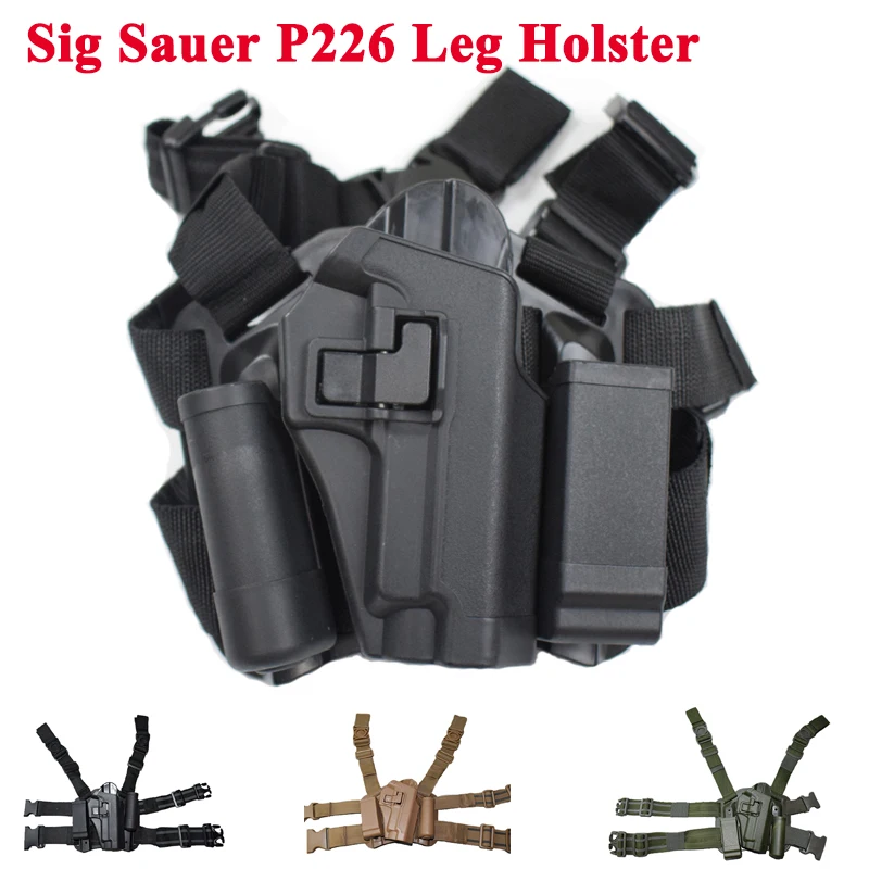 Охотничье снаряжение кобура для пистолета Sig Sauer P226 тактическая ног страйкбола