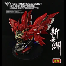 Миллиард Spark Carftsmanship Gundam Модель 1/35 MSN-06S Sinanju бюст светодио дный LED блок металлические части ангар база мобильный костюм детские игрушки