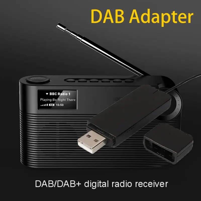 Цифровой радиоприемник DAB с антенной для Bluetooth-динамика домашний стереоприемник