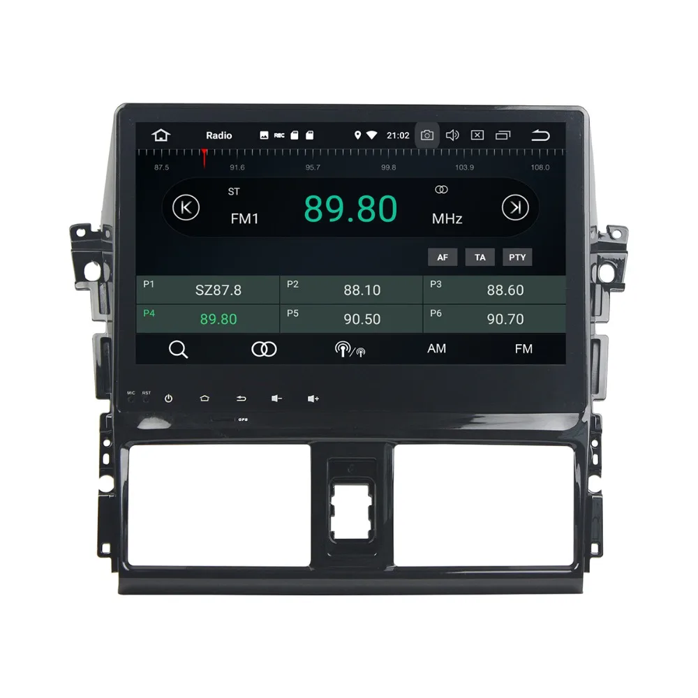 Cheap Android 8.0 No Car DVD player GPS Glonass Navigation For Toyota YARIS 2013-2015 Car multimedia stereo player 32GB CAR MAPS 3