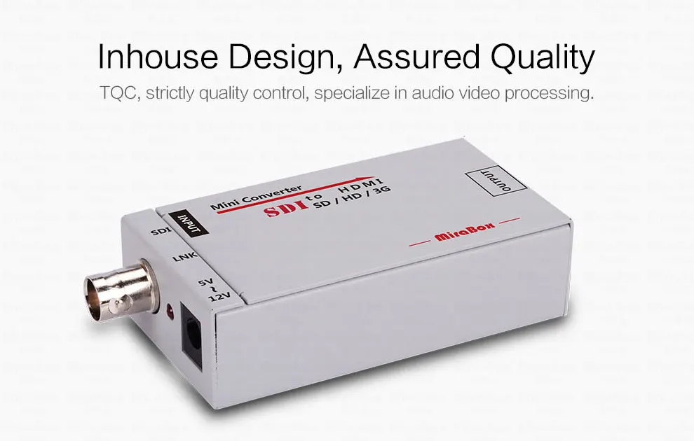 Mini 3G SDI to HDMI Converter HD 1080P SD HD-SDI 3G-SDI to HDMI Adapter To BNC Multimedia Video Converter Portable Mini Size (6)
