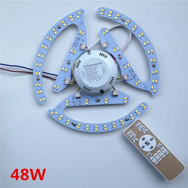 new 48w 64w 80w ac180 265v round magnetic led ceiling light led