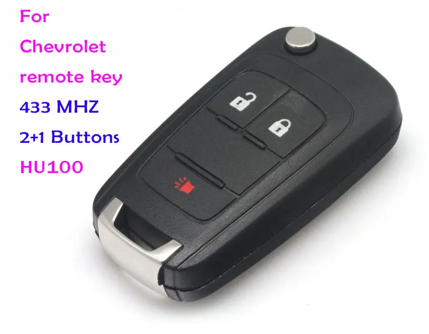 Автомобильный Стайлинг Chevlote дистанционный ключ(2+ 1) 3 кнопки 433 МГц ID46 чип