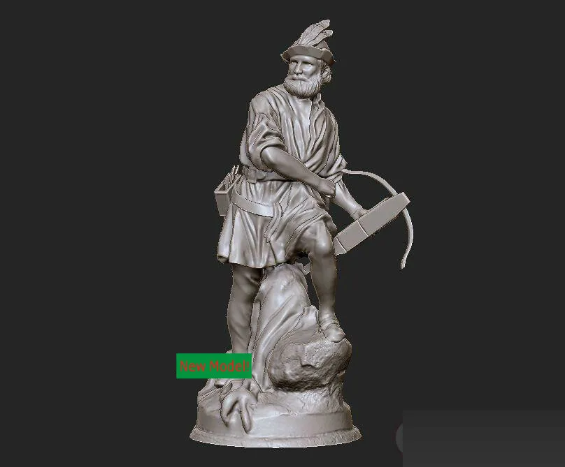 

New model 3D model for cnc or 3D printers in STL file format William Tell