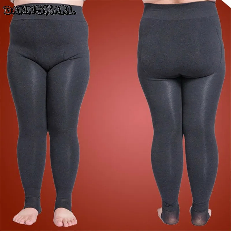 2018 New Winter Tights For Fat MM Enlarge Thicken Increase Wool Cotton Women Tights High