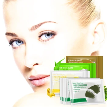 

8 pcs/ 4 Packs DISAAR Gold Osmanthus eye mask women Collagen gel whey protein