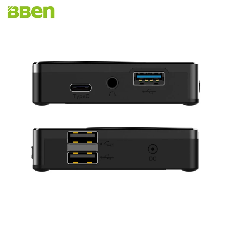 BBEN MN17A Stick Mini PC Windows 10 Intel Celeron Quad core Apollo N3450 4 ГБ Оперативная память 32 eMMC Тип C SSD слот LAN