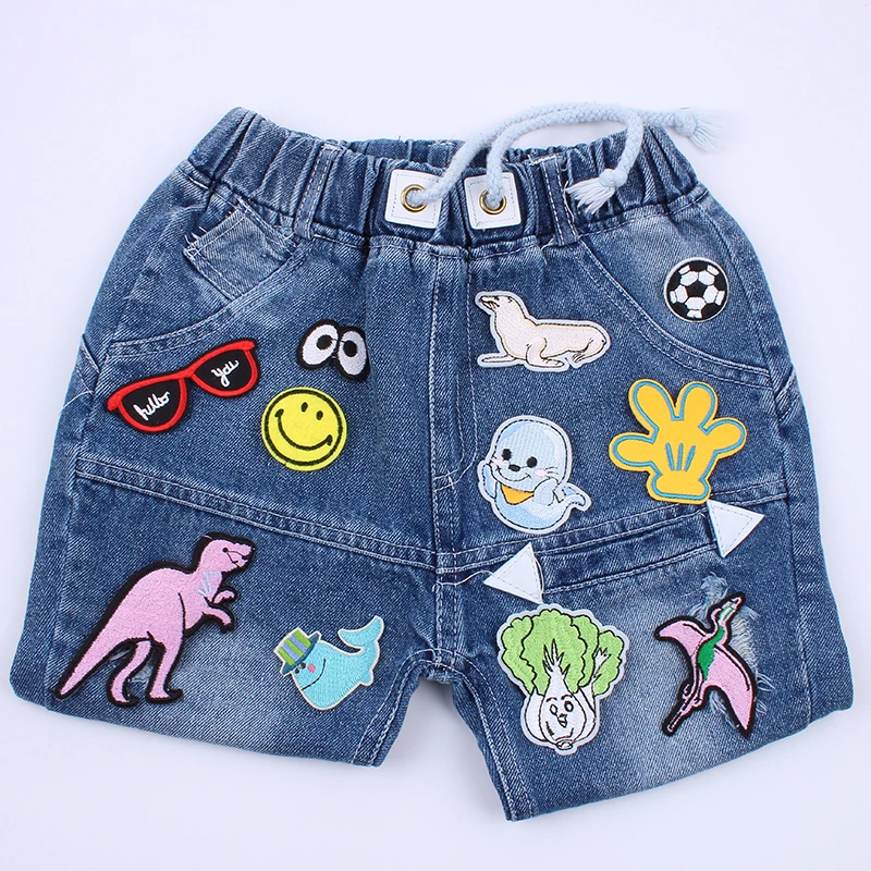10 шт./лот патчи с вышивкой в виде Розы Diy наклейки для шитья одежды пальто значки