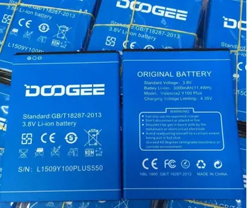

FOR DOOGEE Valencia 2 Y100 PLUS 3000mAh battery Rechargeable Li-ion Built-in mobile phone lithium polymer battery