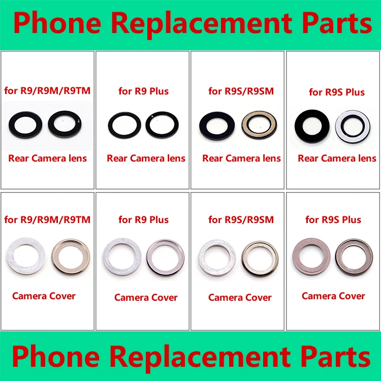 rear camera lens and cover for oppo r9 r9 plus