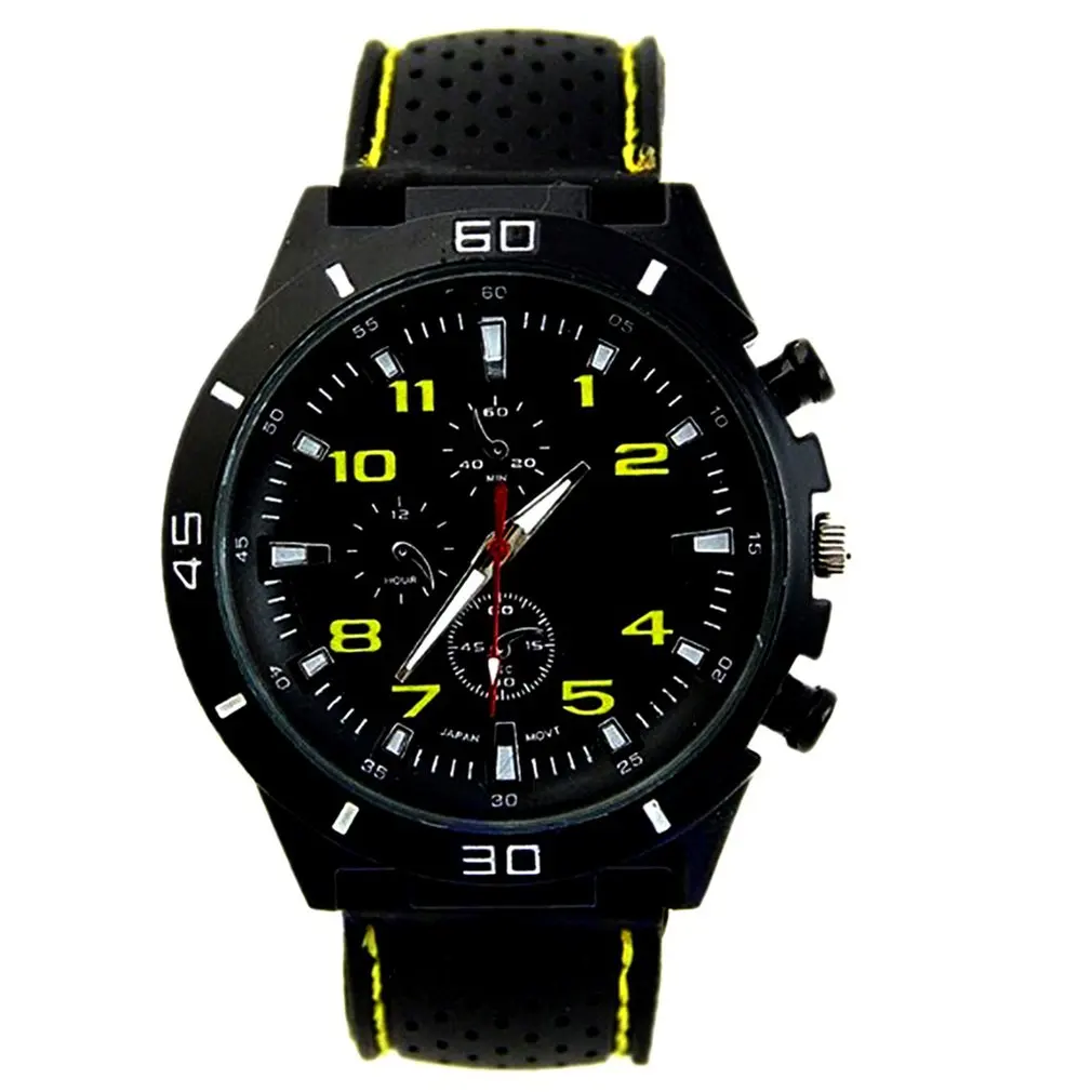

Sports Fashion Quartz Watch Men's Large Dial Watches Clock Birthday Gift Simple Durable Wild Style Top Brand Wristwatches