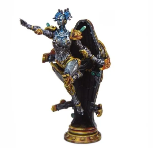 

Classic 75MM And 35MM Scale Mechanical goddess Resin Model Kit Figure Free Shipping