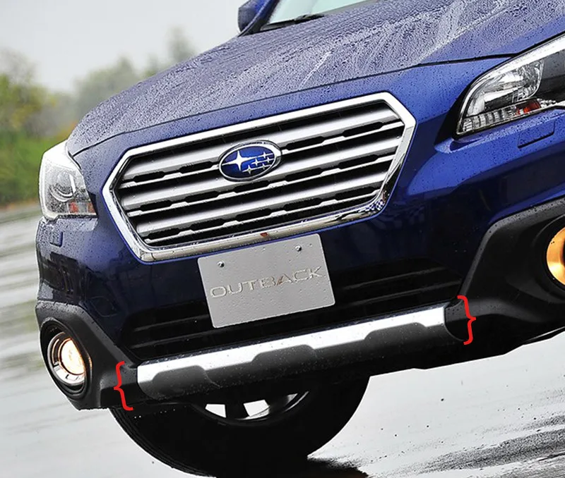 High quality ABS Front+Rear Bumper Skid Protector Guard Plate For