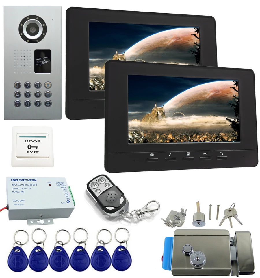 Aliexpress.com : Buy Intercom System With Lock IP65 Waterproof Video ...