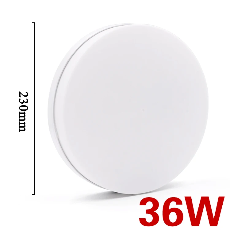 B style 36W EnwYe панельный светильник, поверхностный монтаж, светодиодный потолочный светильник 9 Вт 13 Вт 18 Вт 24 Вт 36 Вт 48 Вт AC 85-265 в, лампада, светодиодная лампа - Цвет корпуса: B style 36W