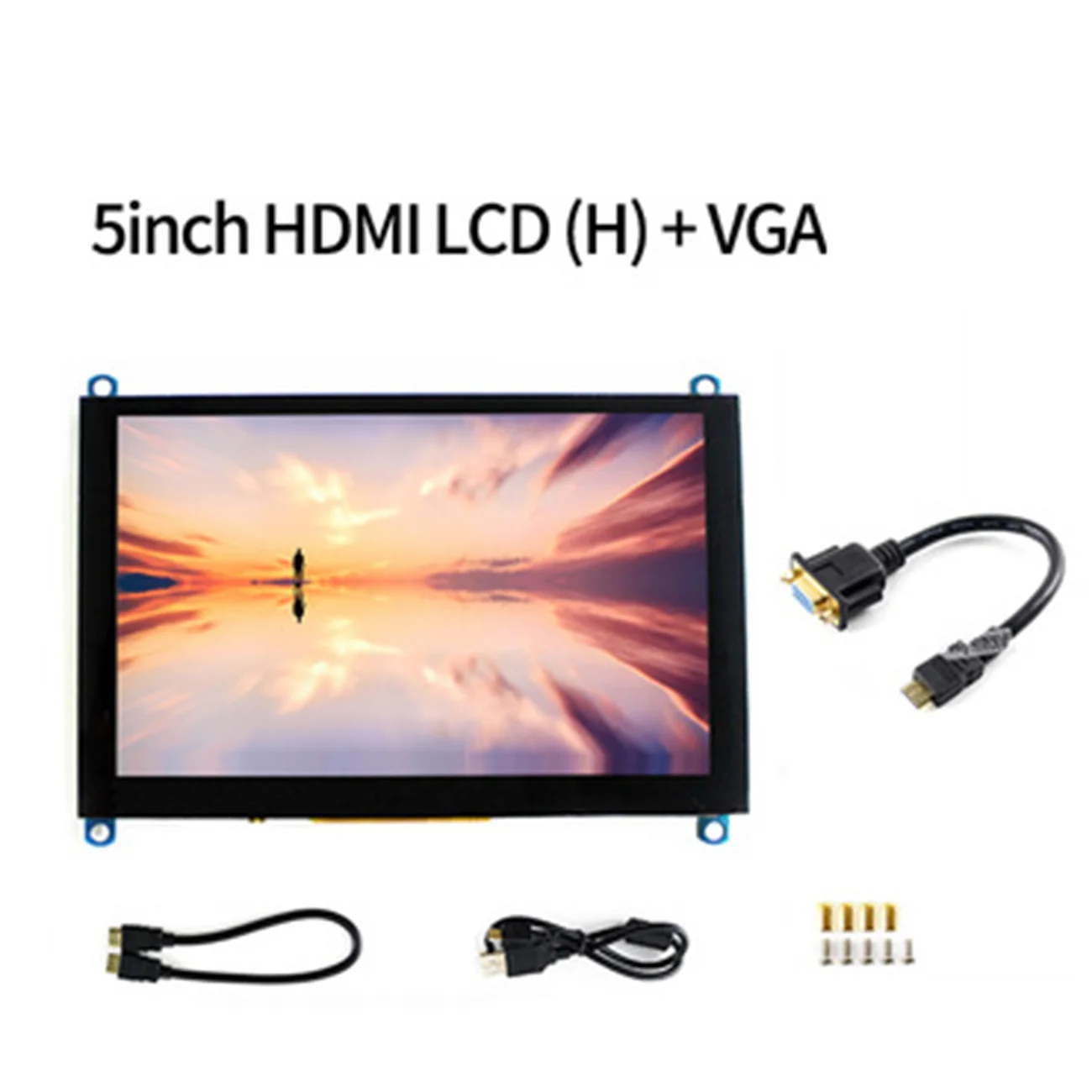 4,3 дюймов 5 дюймов 5,5 дюймов 7 дюймов 10,1 дюймов HDMI емкостный экран 800x480 1024*600 1280x800 ips экран для Raspberry Pi для Zero