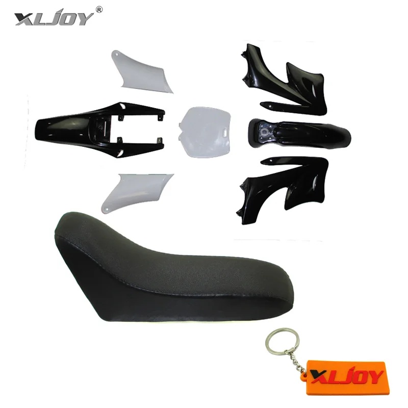 Motorcycle Accessories Motorcycle Fairing XLJOY Plastic Fender Fairing Kits 7 Pieces + Foam Seat For Chinese 2 Stroke 47cc 49cc Apollo Orion Mini Dirt Bike Kids Minimoto