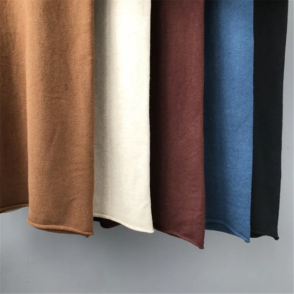Autumn-Winter Knitted Solid Basic Long Dress 2018 Sexy Bodycon Sweater Dress Long Sleeve All Match Dresses Vestido Z9131 (11)