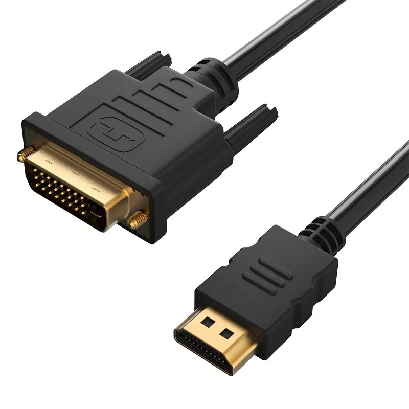 Кабель HDMI-DVI Dual Link DVI-D 24+ 1 к HDMI конвертер Кабель-адаптер двунаправленный для lcd HDTV Xbox PS3 компьютерный проектор